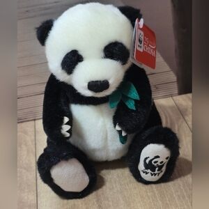Gund World Wildlife Fund Panda Bear Plush 25 Years in China Stuffed Animal